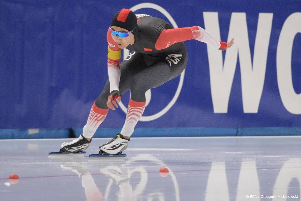 Chinese schaatser Gao razendsnel in B-divisie in Salt Lake City