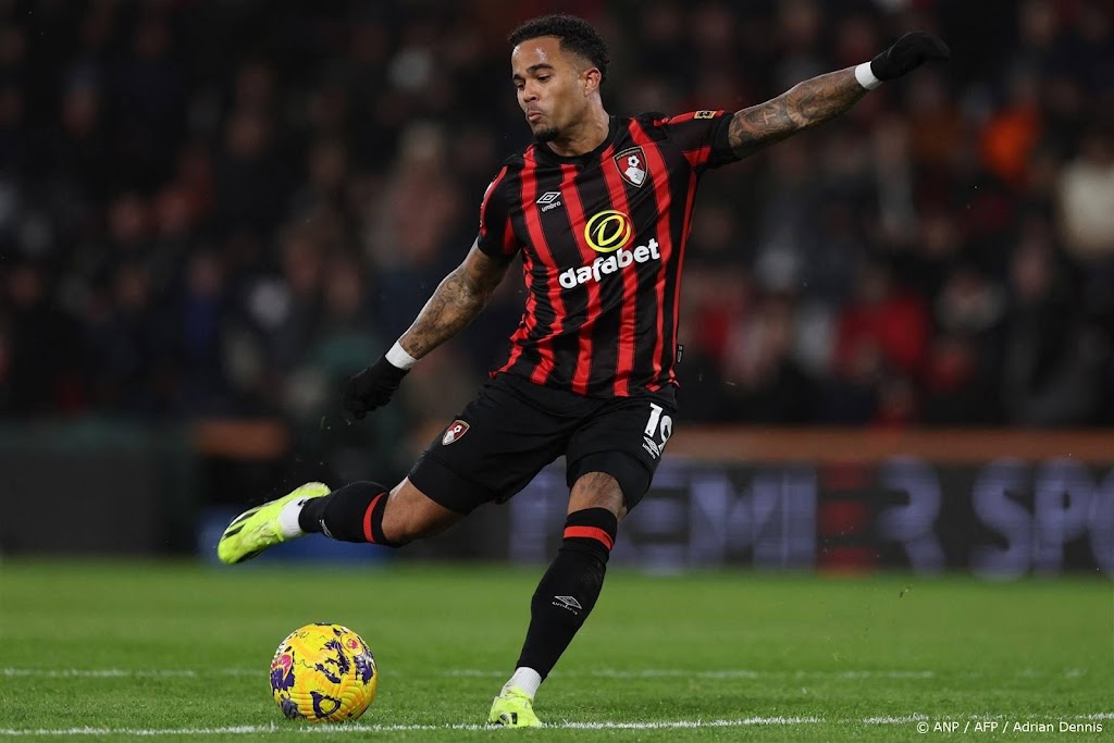 Bournemouth kan ondanks goal Kluivert niet winnen van Nottingham