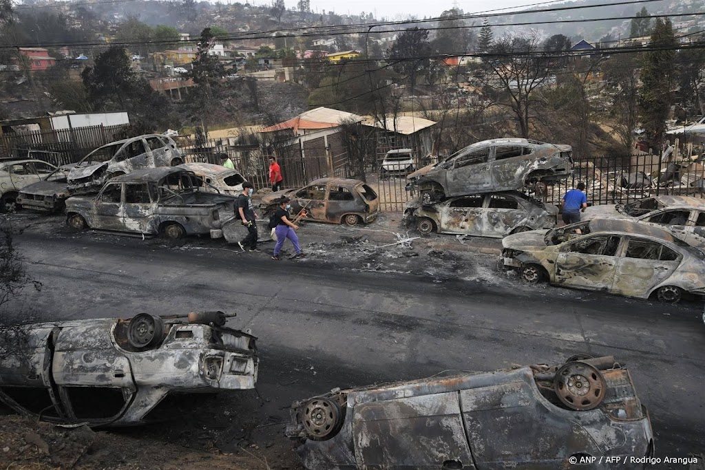 Zeker 64 doden door bosbranden Chili, die 'beslist zijn aangestoken'