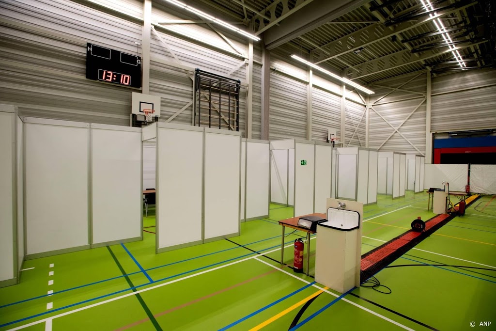 Testlocatie zorgverleners in garage bij Topsportcentrum Rotterdam