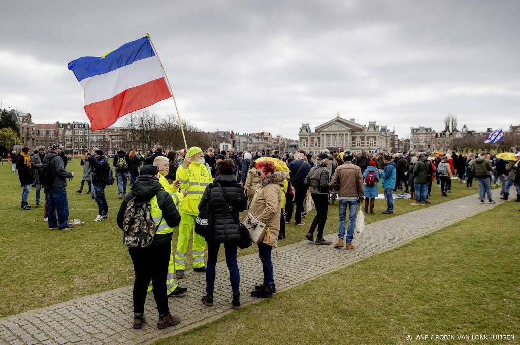 Demonstratie op Museumplein rustig verlopen