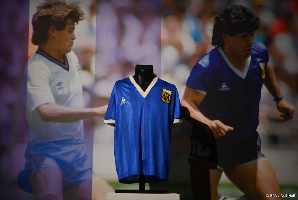 Shirt Maradona geveild voor 8,4 miljoen euro