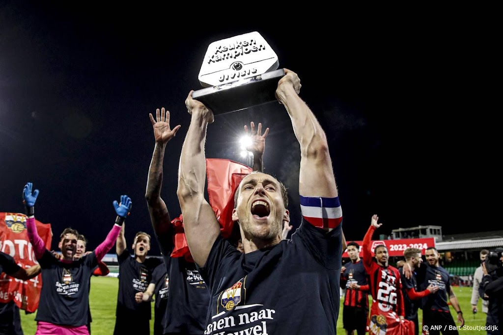 Willem II op 12 mei gehuldigd voor promotie naar Eredivisie