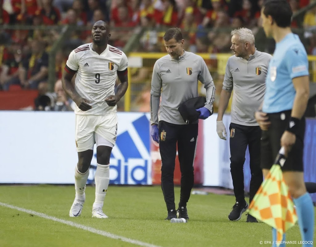 Belgische bondscoach Martínez vreest voor zware blessure Lukaku