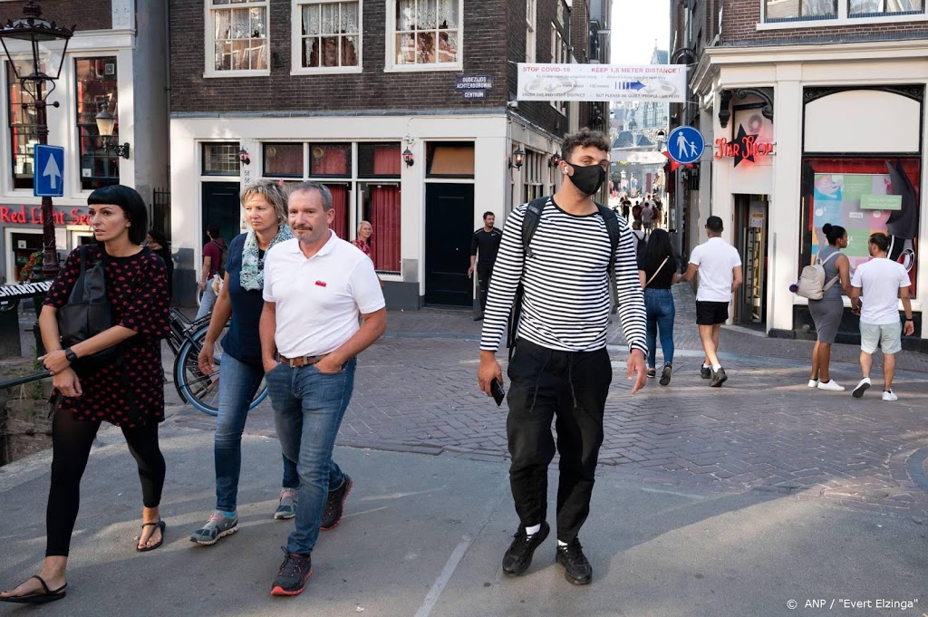 Boete voor overtreden mondkapjesplicht in Amsterdam is 95 euro