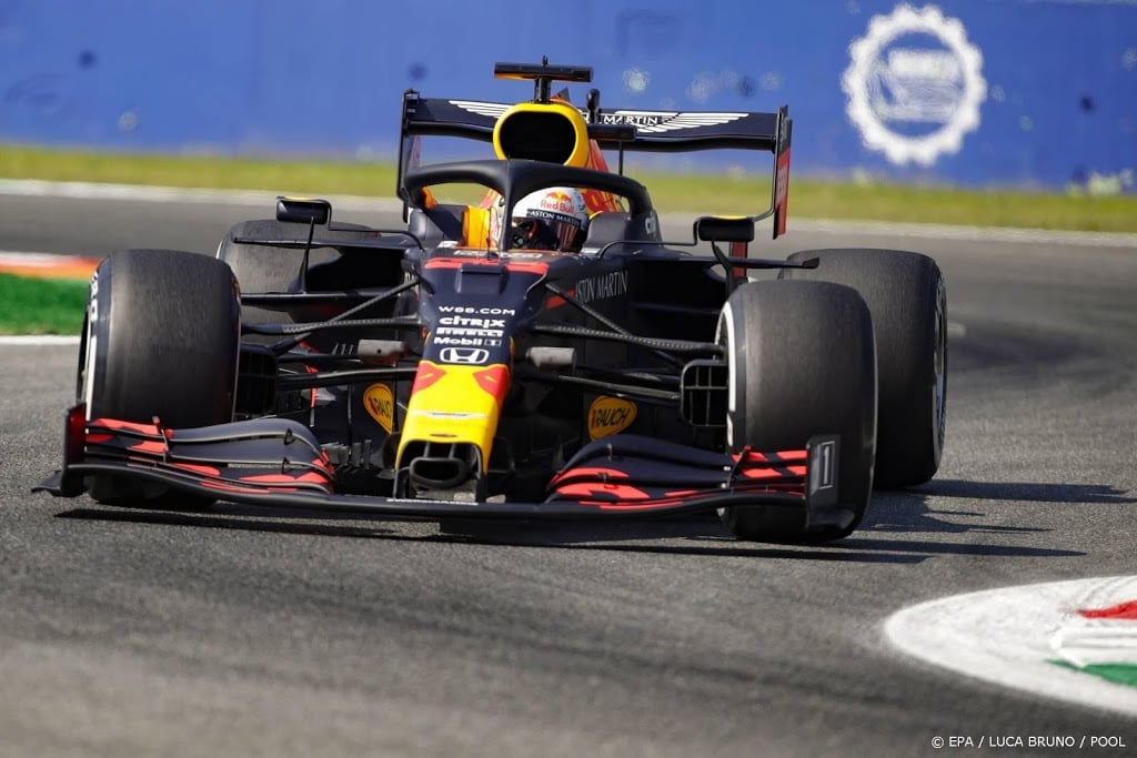 Verstappen zorgt voor rode vlag op Monza