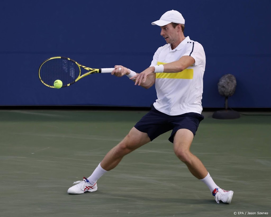 Tennisser Van de Zandschulp naar historische vierde ronde US Open