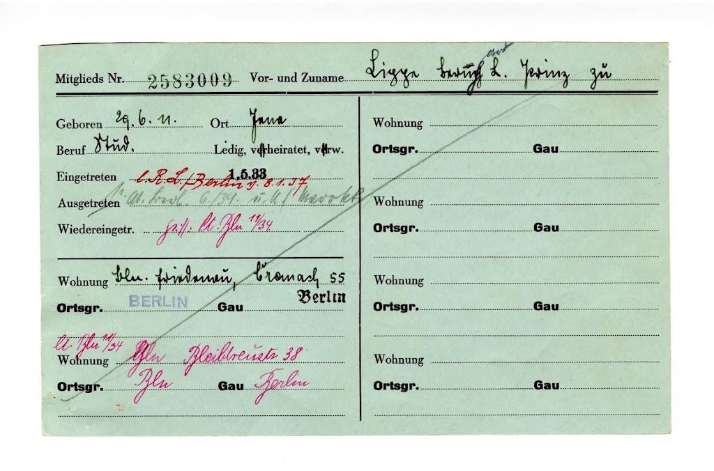 Rijksvoorlichtingsdienst bevestigt bestaan NSDAP-kaart Bernhard