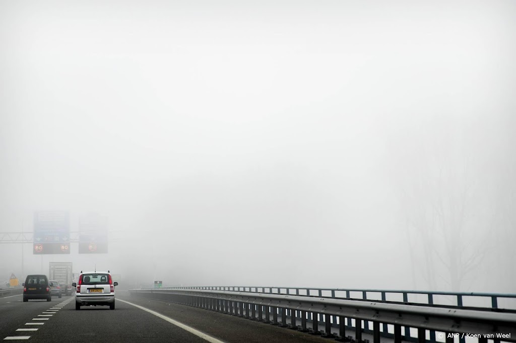 Code geel vanwege dikke mist in groot deel van het land