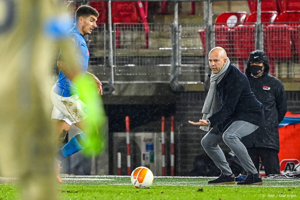 Trainer Slot van AZ: we hebben ons weer niet helemaal beloond