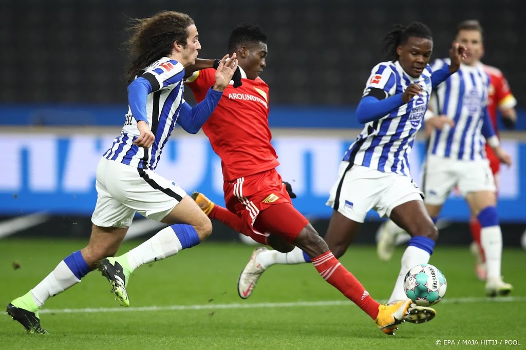 Hertha BSC wint Berlijnse derby van tiental Union