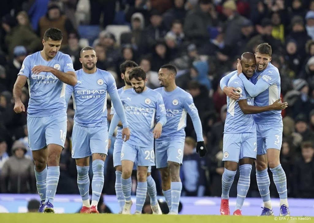 Manchester City nieuwe koploper in Premier League