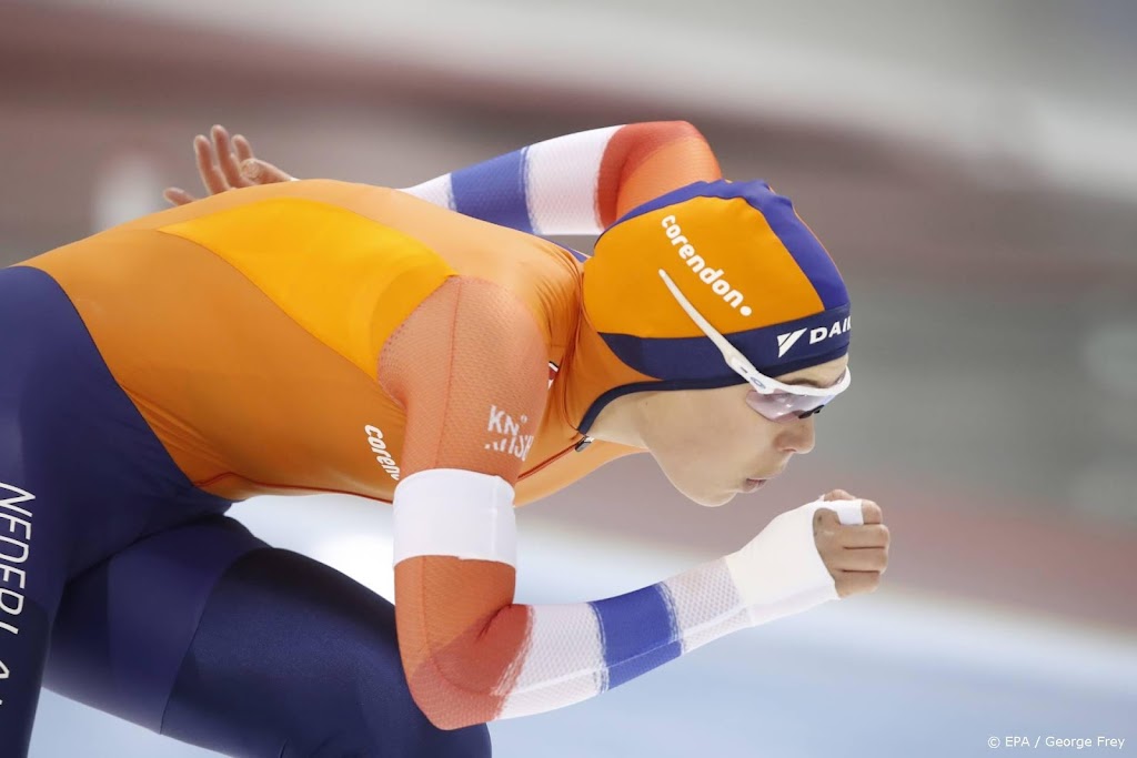 Schaatsster Leerdam grijpt net naast zege op 1000 meter