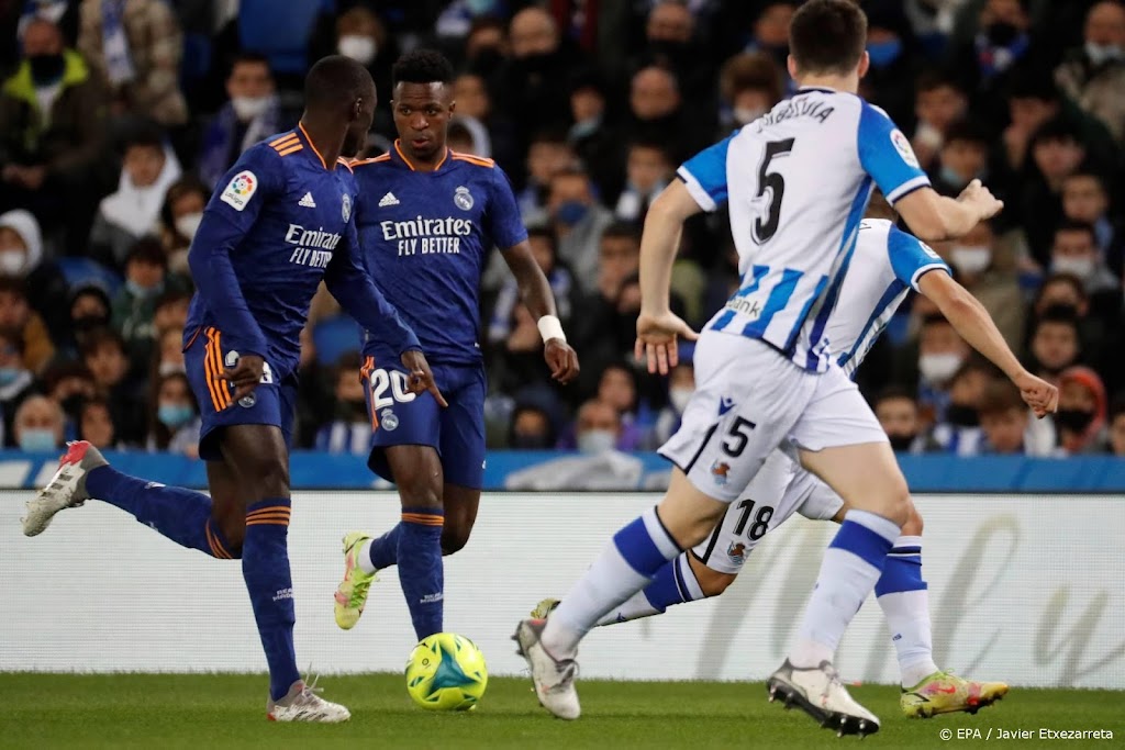 Real Madrid wint ook topduel van Real Sociedad