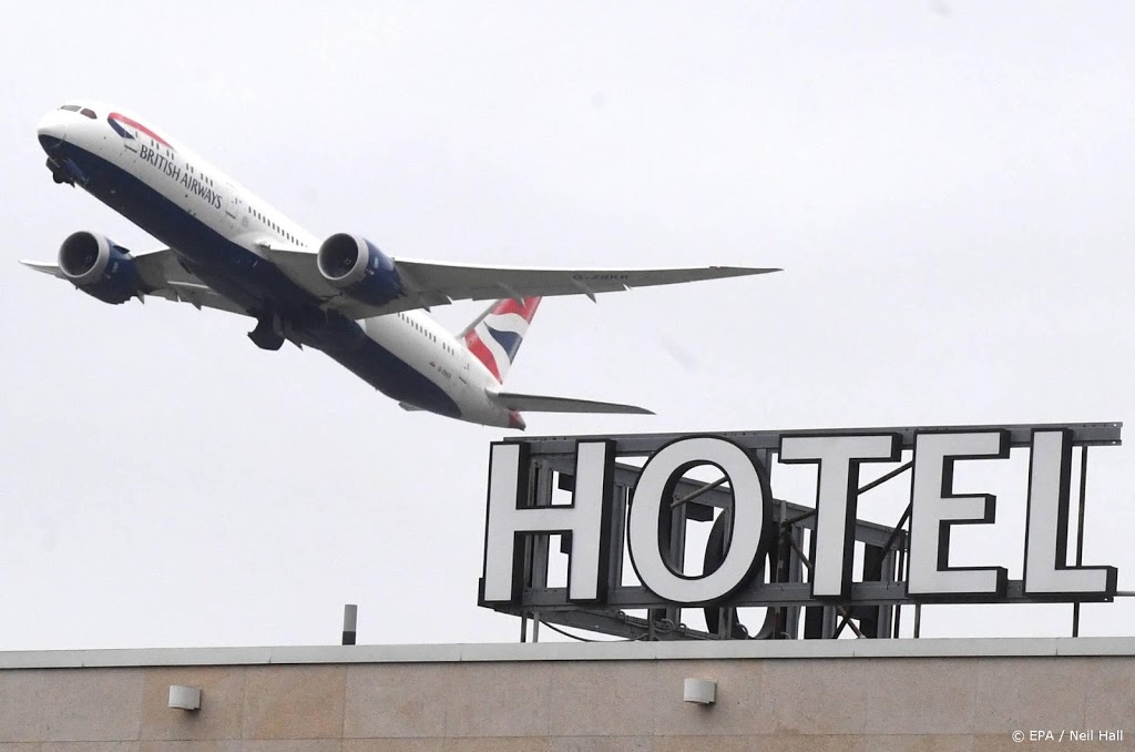 Verplichte hotelquarantaine na aankomst in Groot-Brittannië