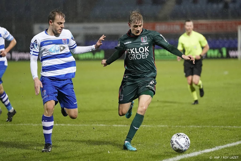 PEC Zwolle pakt met tien man punt tegen NEC