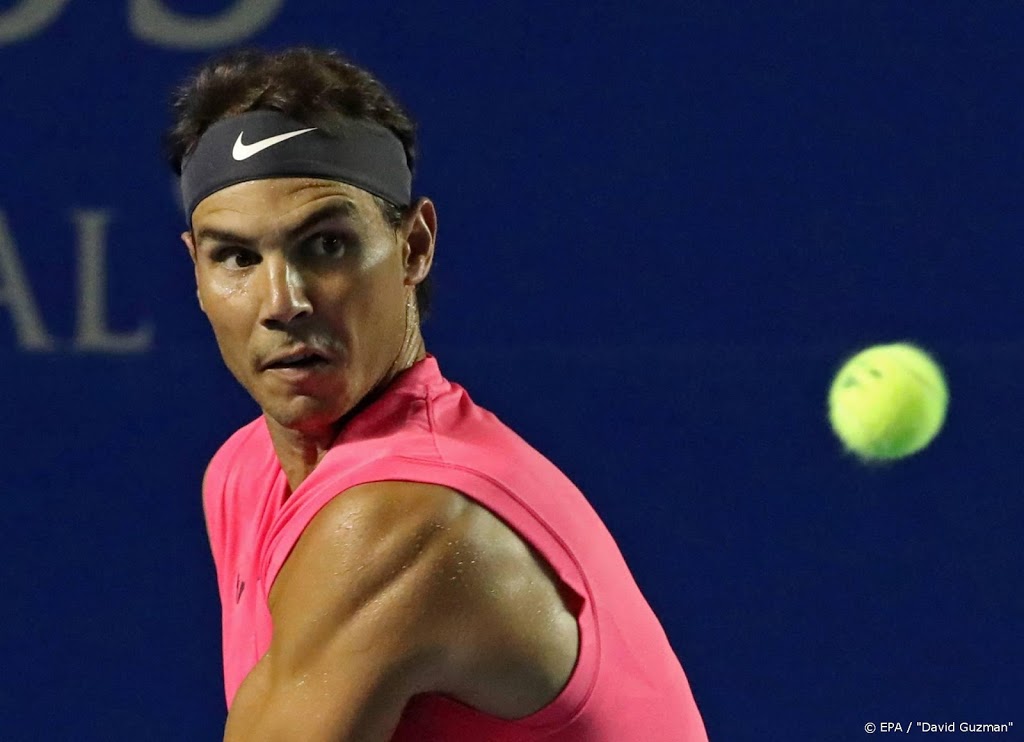Nadal gelooft niet meer in tennis dit jaar
