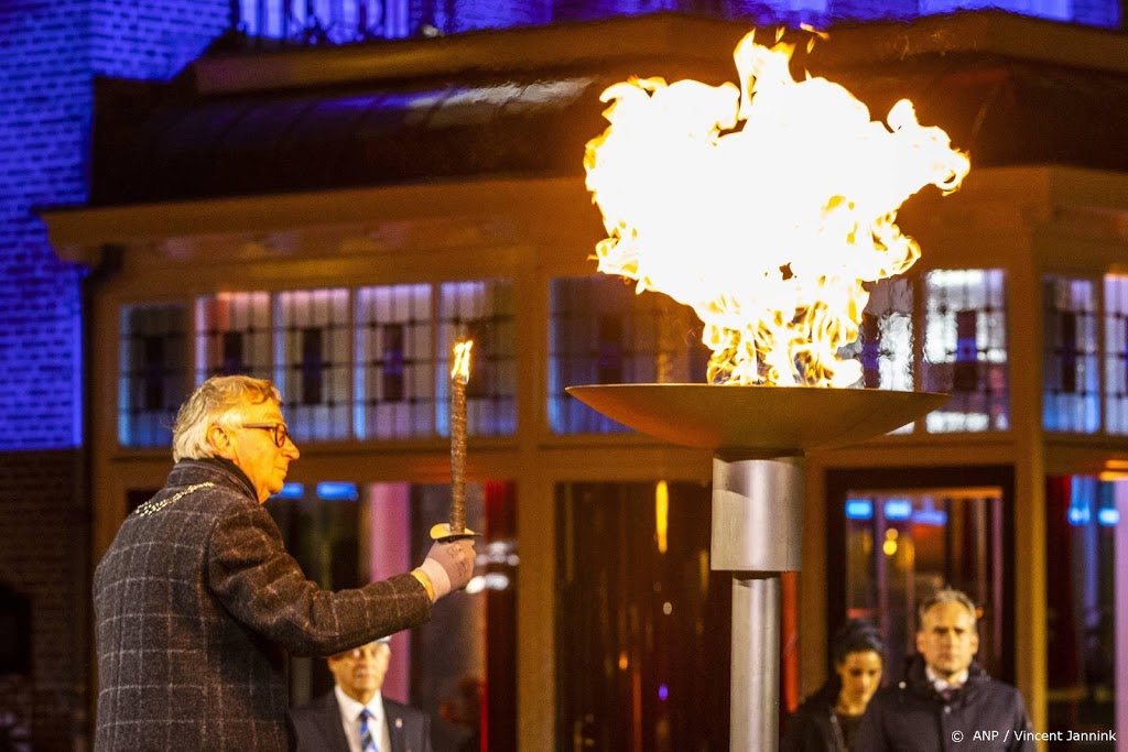 Bevrijdingsvuur ontstoken in Wageningen