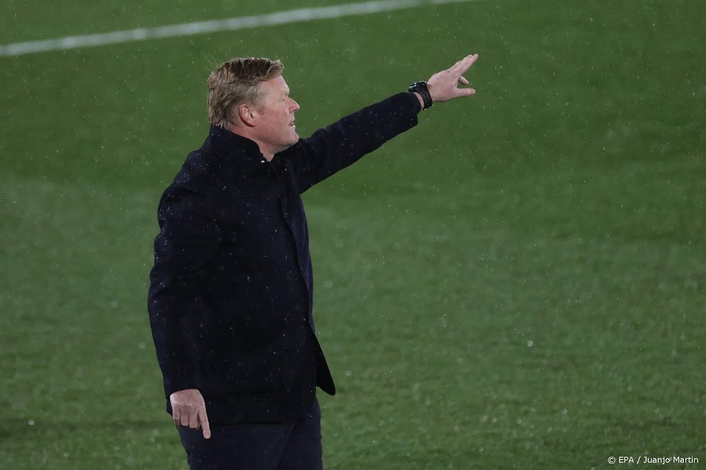Barcelona-coach Koeman ook tegen Atlético op de tribune