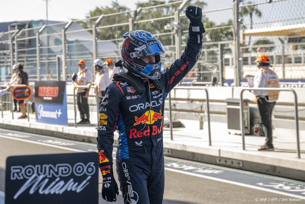 Verstappen gaat voor derde zege op rij in Grote Prijs van Miami