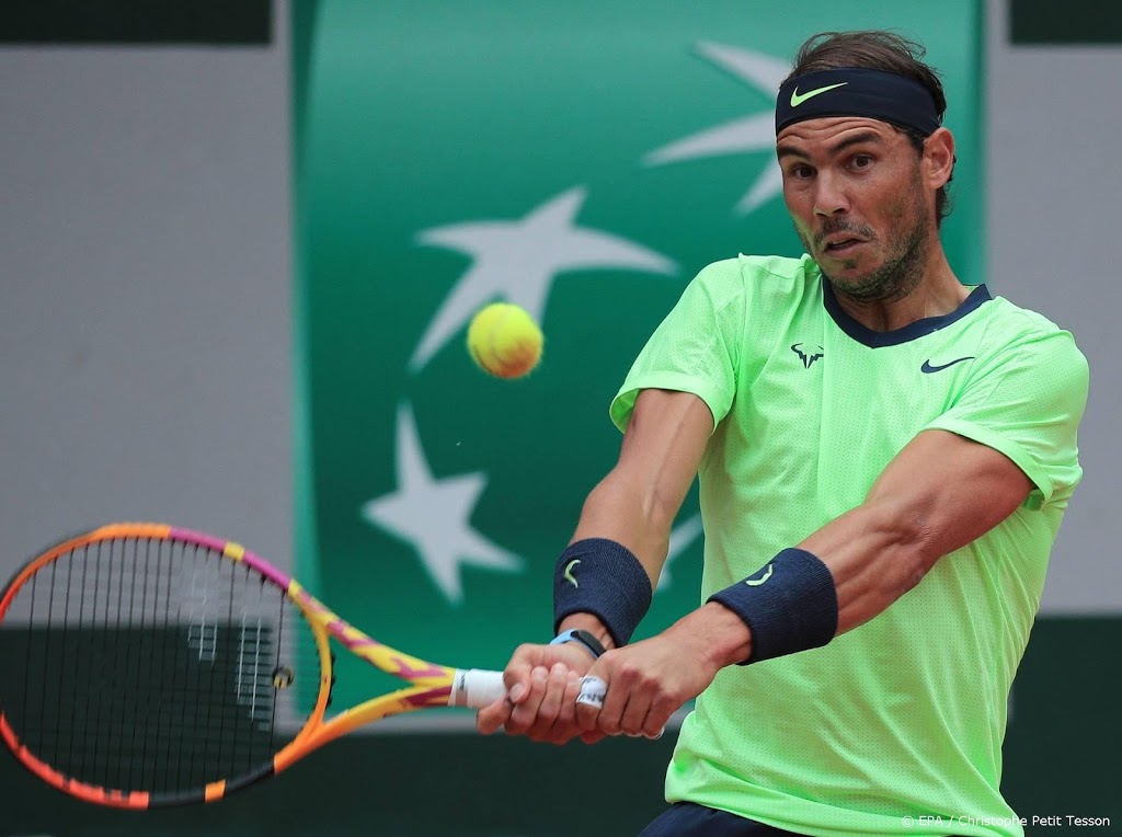 Nadal na hard werken naar vierde ronde op Roland Garros