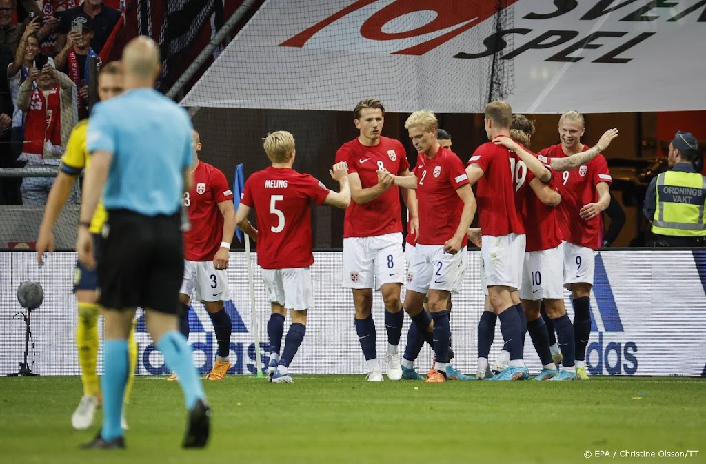 Opnieuw zege Noorwegen in uitwedstrijd