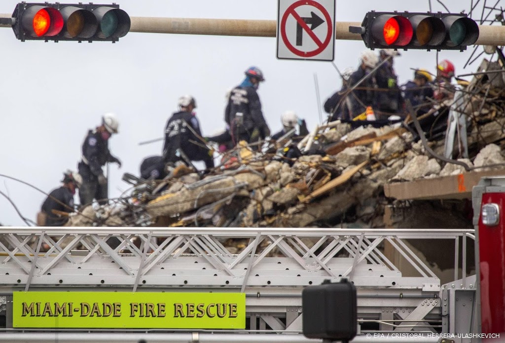Zoektocht hervat na instorting flatgebouw Miami