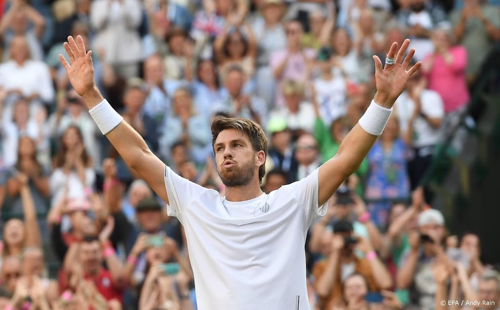 Brit Norrie ten koste van Goffin naar halve finales op Wimbledon