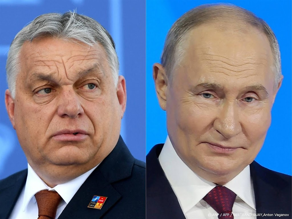 President Poetin spreekt met Hongaarse premier Orban 'over vrede'