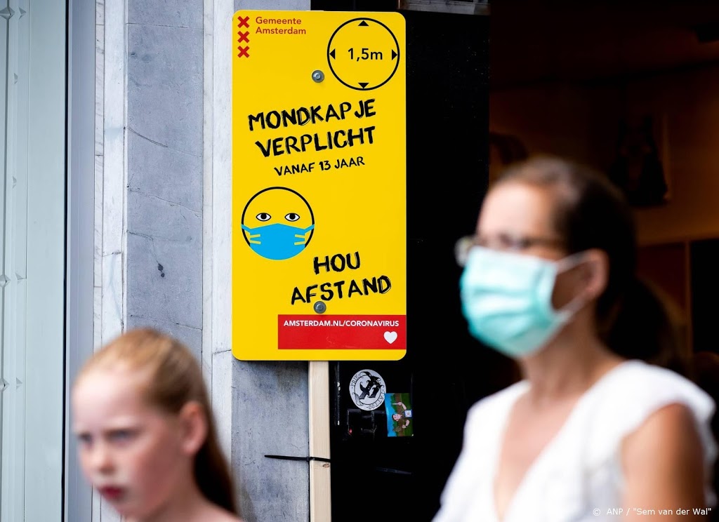 Mondkapjes verplicht op drukke plekken in Amsterdam en Rotterdam