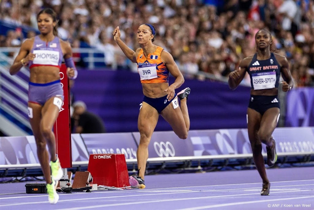 Atlete Jiya strandt in halve finales 200 meter op Spelen Parijs