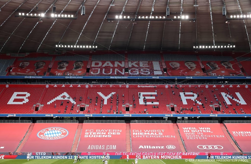Bayern München voor het eerst weer in vol stadion