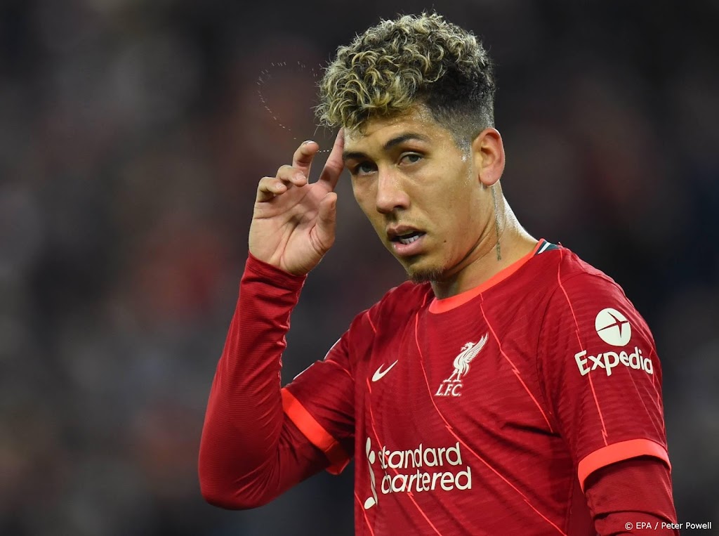 Liverpool voorlopig zonder geblesseerde Firmino