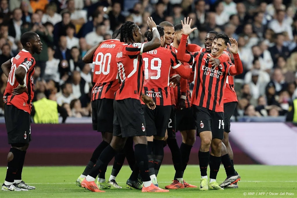 Titelhouder Real Madrid verliest van AC Milan in Champions League