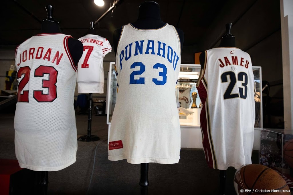 Basketbalshirts Jordan en Obama leveren recordbedragen op