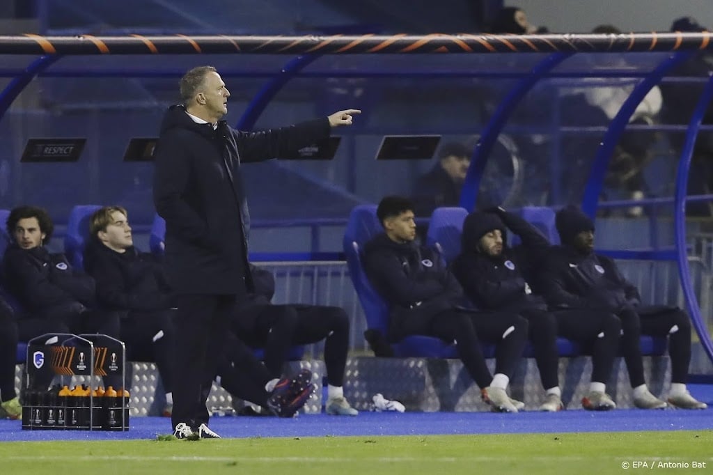 Van den Brom speelt met Genk gelijk tegen KV Mechelen