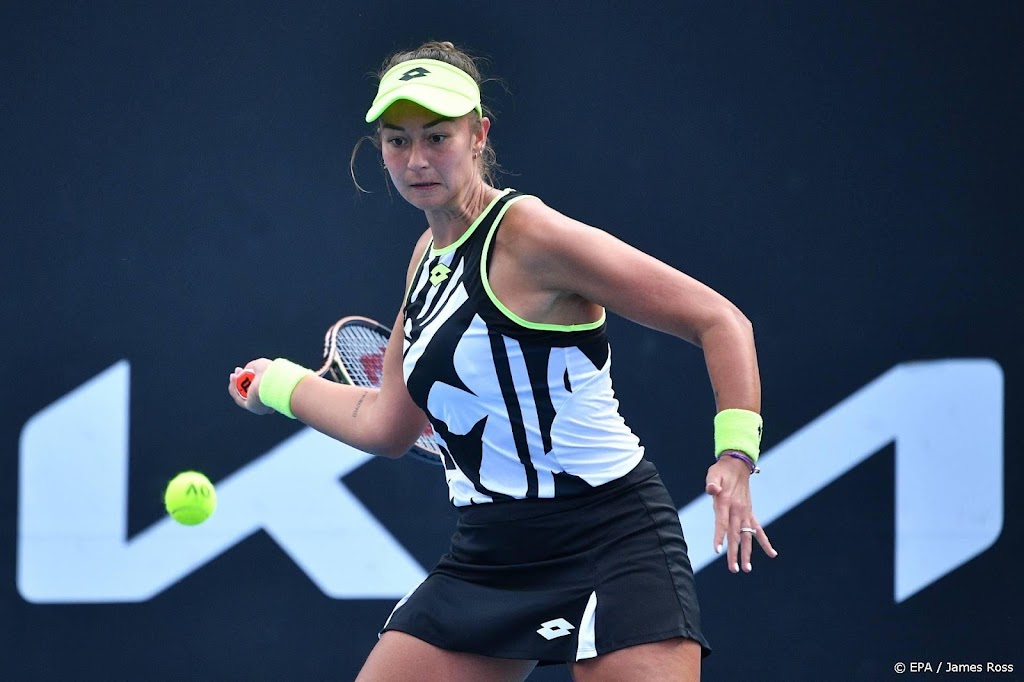 Tennisster Pattinama-Kerkhove strandt in tweede ronde Melbourne