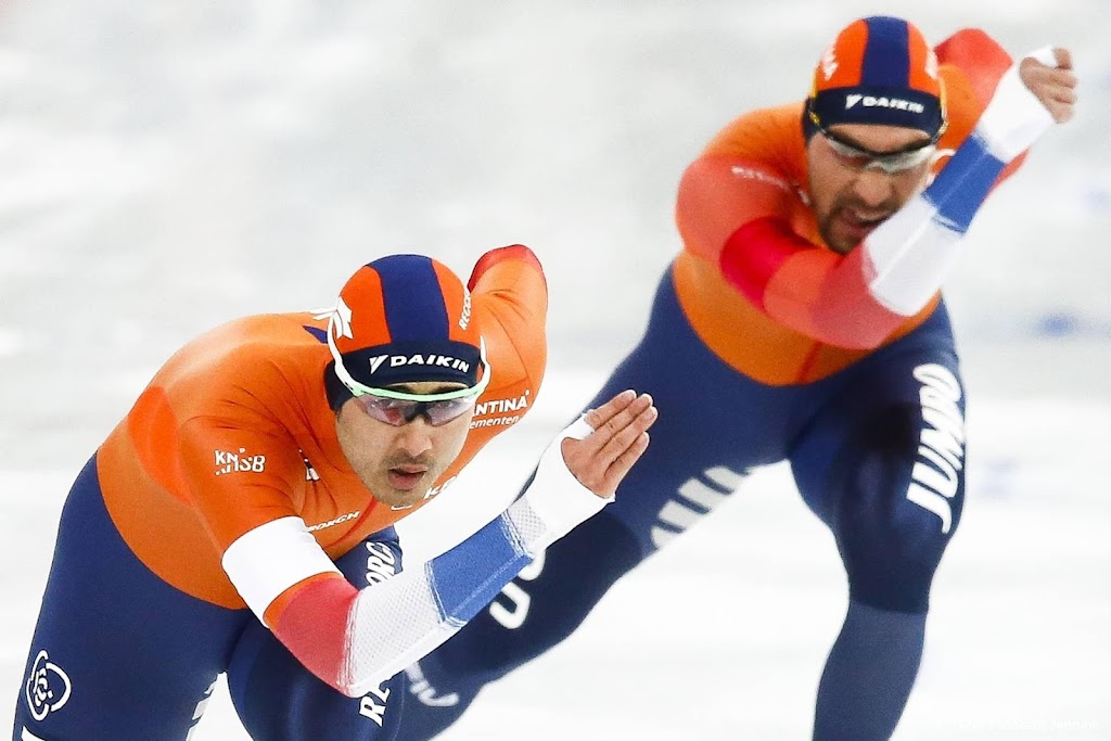 Schaatser Nuis op EK afstanden tegen Verbij op 1000 meter