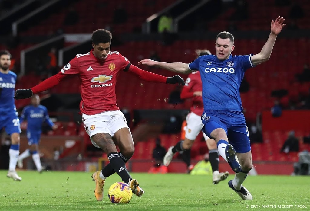 Manchester United verspeelt zege op Everton in slotseconden