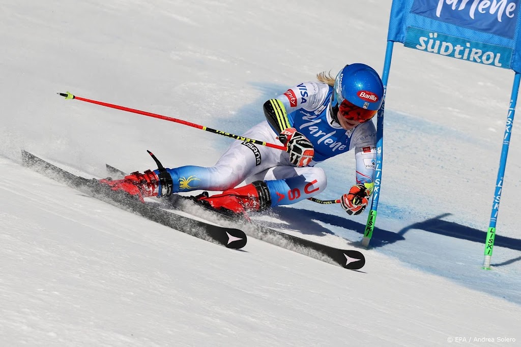Skiester Shiffrin 'vol gas' op jacht naar goud op reuzenslalom