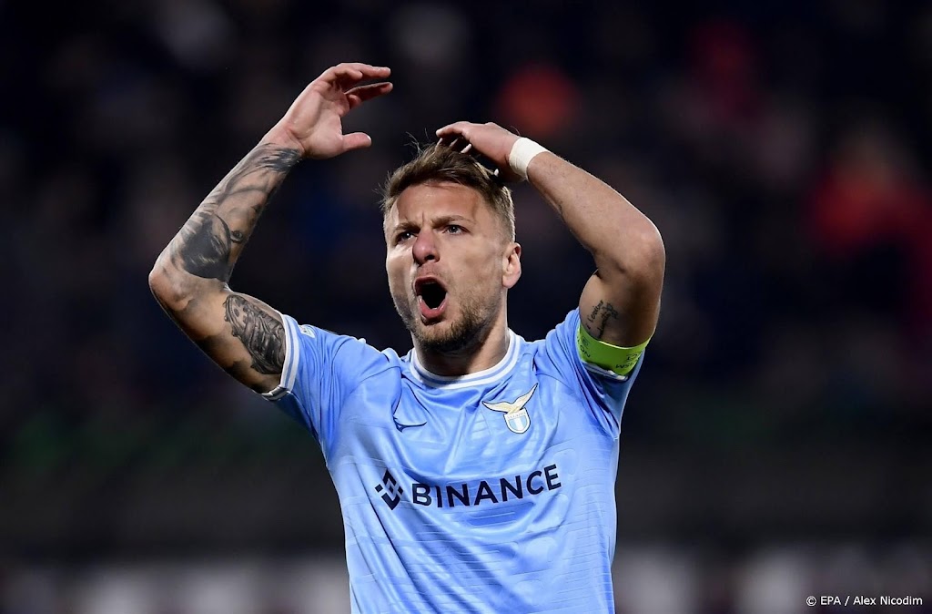 Lazio mist aanvoerder Immobile tegen AZ