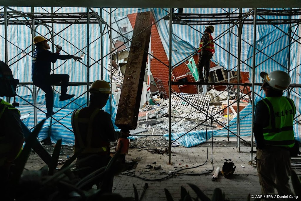 Dodental door aardbeving Taiwan loopt verder op
