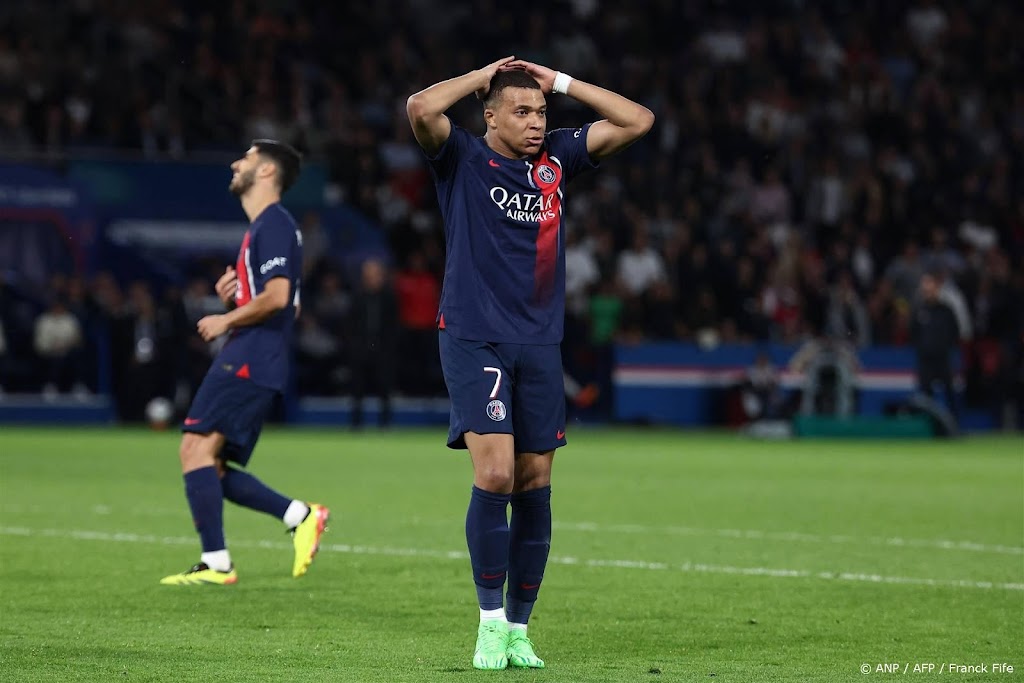 Koploper Paris Saint-Germain verspeelt punten tegen hekkensluiter