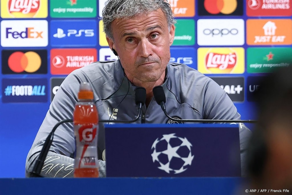 PSG-coach Enrique heeft geen haast in CL-duel met Dortmund