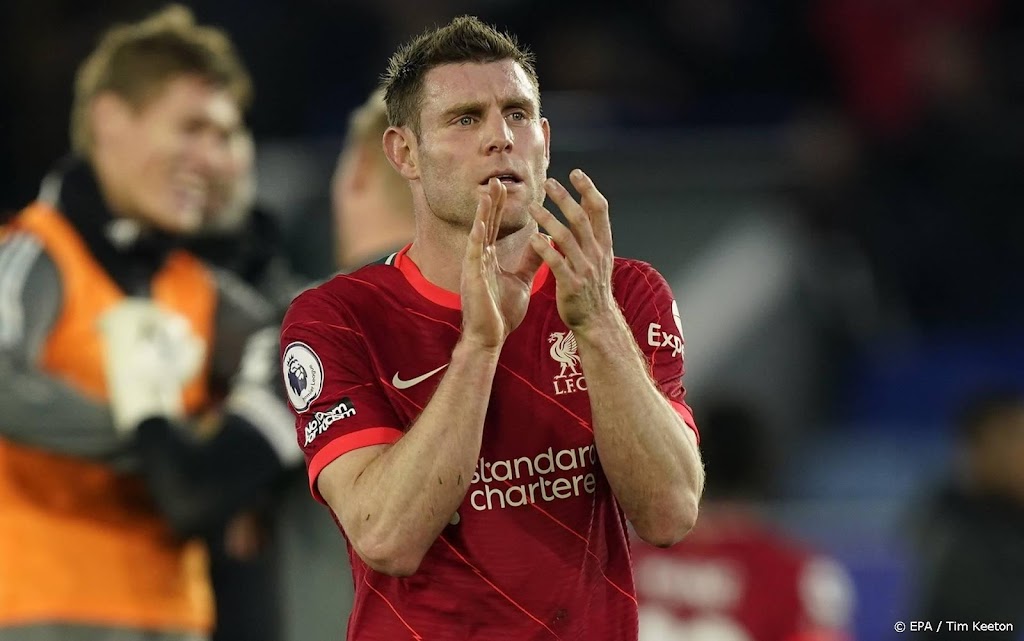 Milner (36) verlengt contract bij Liverpool met één seizoen