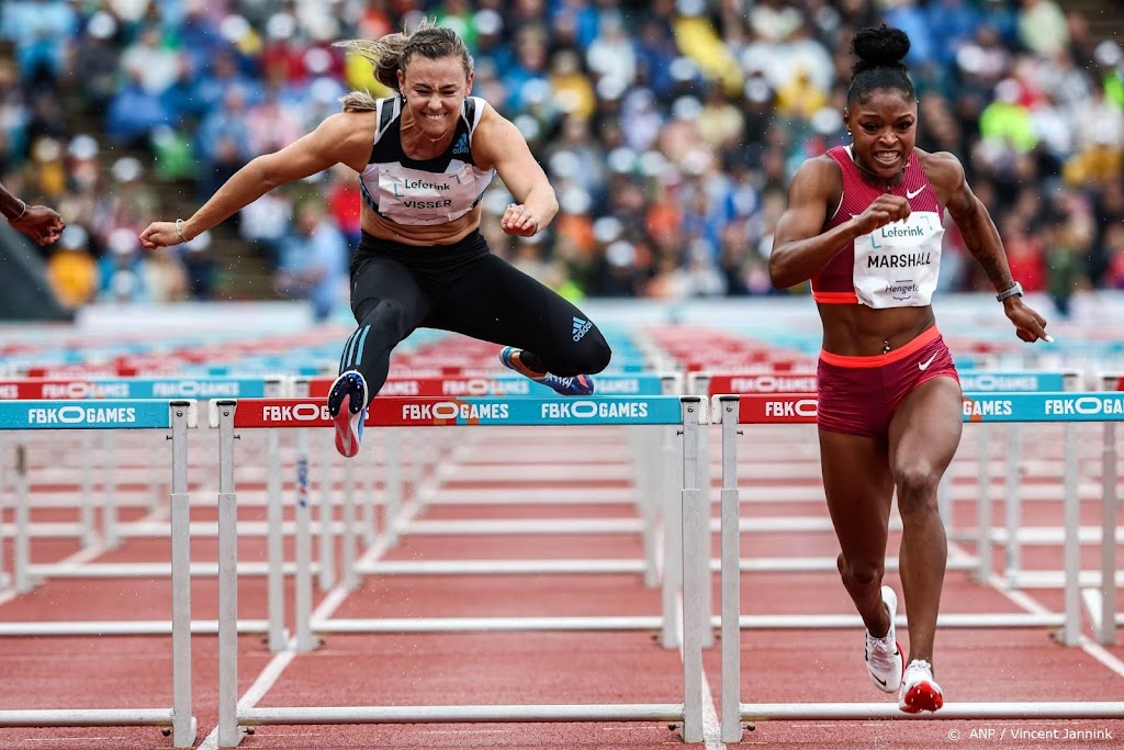 Visser opent seizoen op 100 horden met 6e plaats bij FBK Games