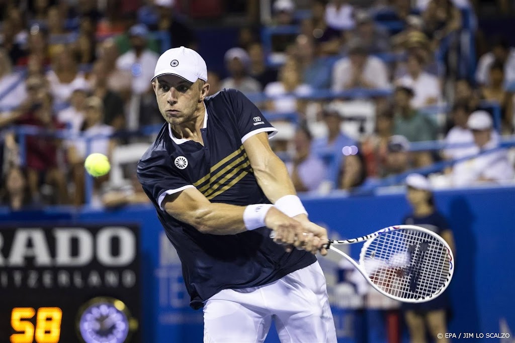 Griekspoor verrast en staat in finale tennistoernooi Washington