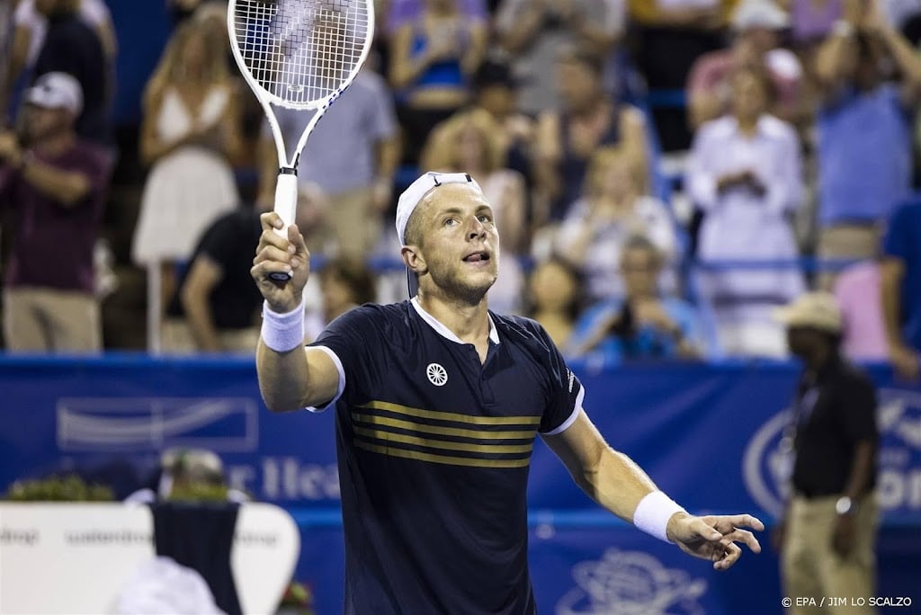 Griekspoor verrast en staat in finale tennistoernooi Washington