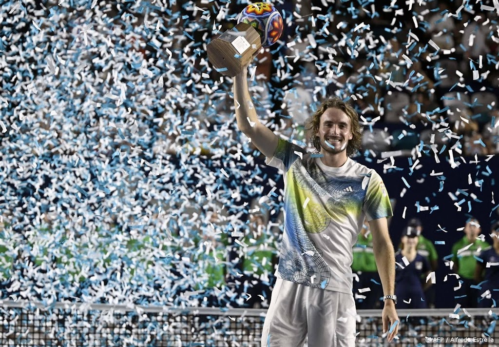 Tennisser Tsitsipas pakt in Mexico zijn eerste titel van het jaar