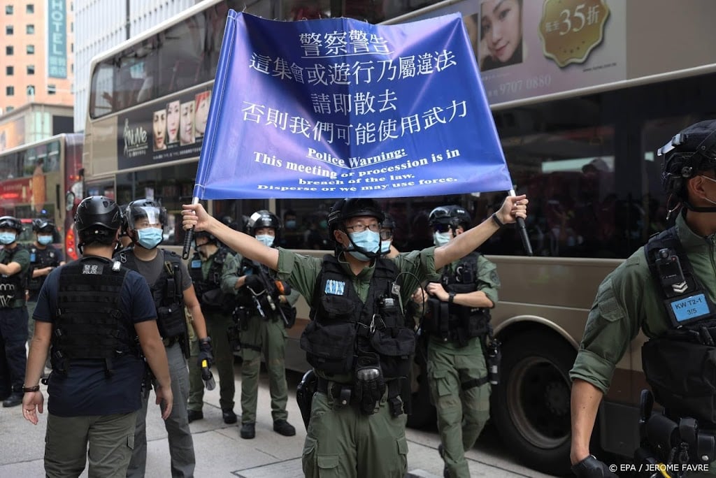 Politie Hongkong pakt honderden demonstranten op